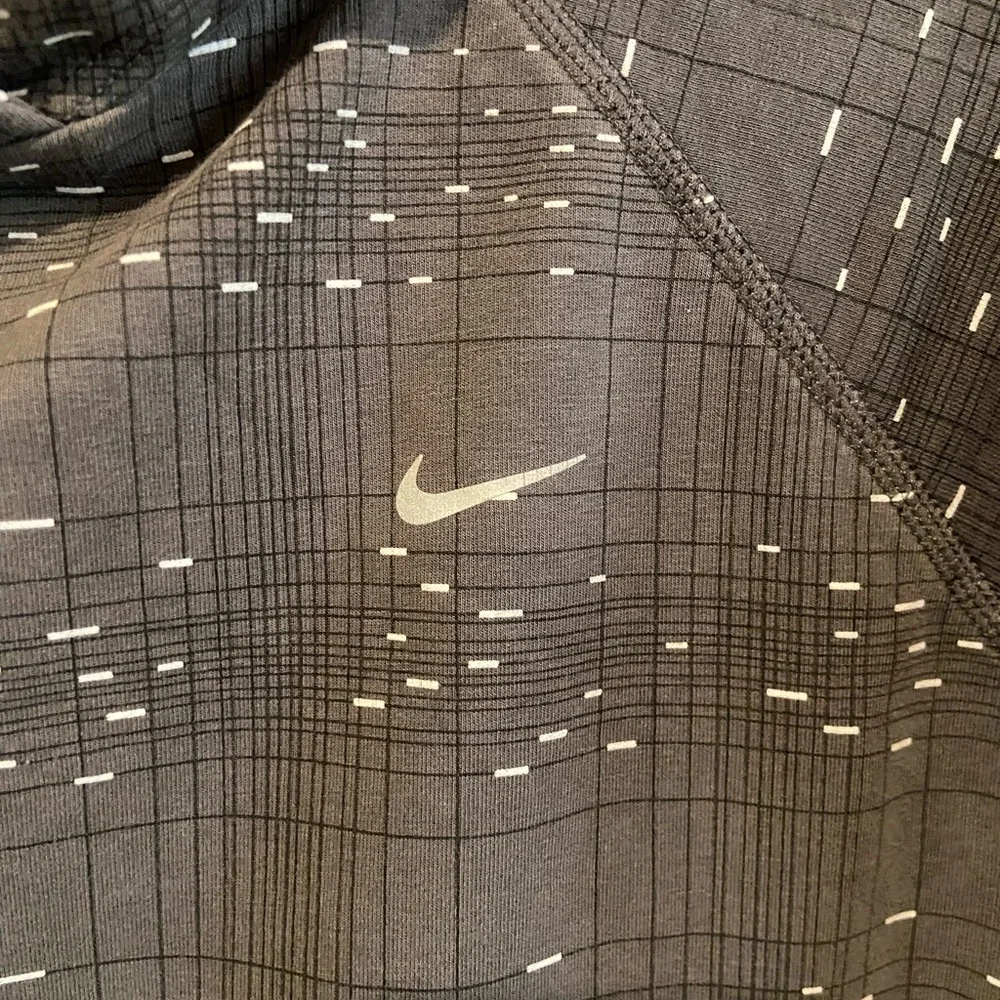 Nike Charcoal Patterned Hoodie